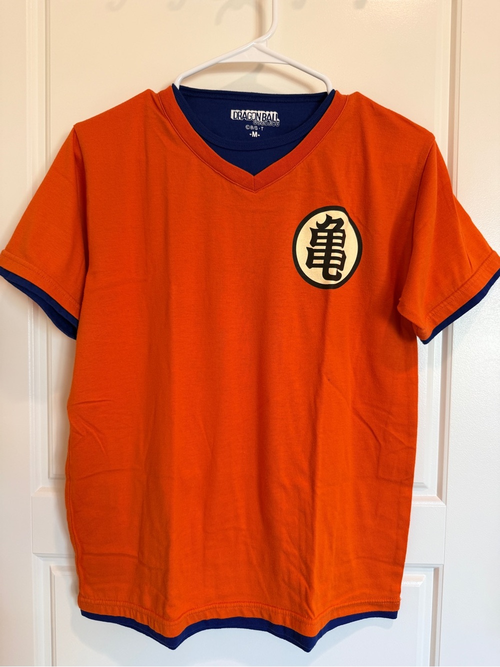 Men’s Sz Medium Dragon Ball Orange Martial Arts Logo Tee